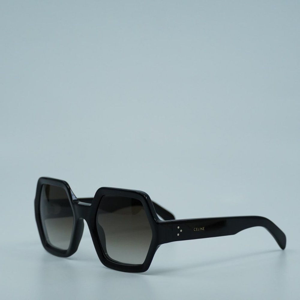 NEW CELINE CL40131I 01F BLACK/BROWN GRADIENT SUNGLASSES - Picture 2 of 10